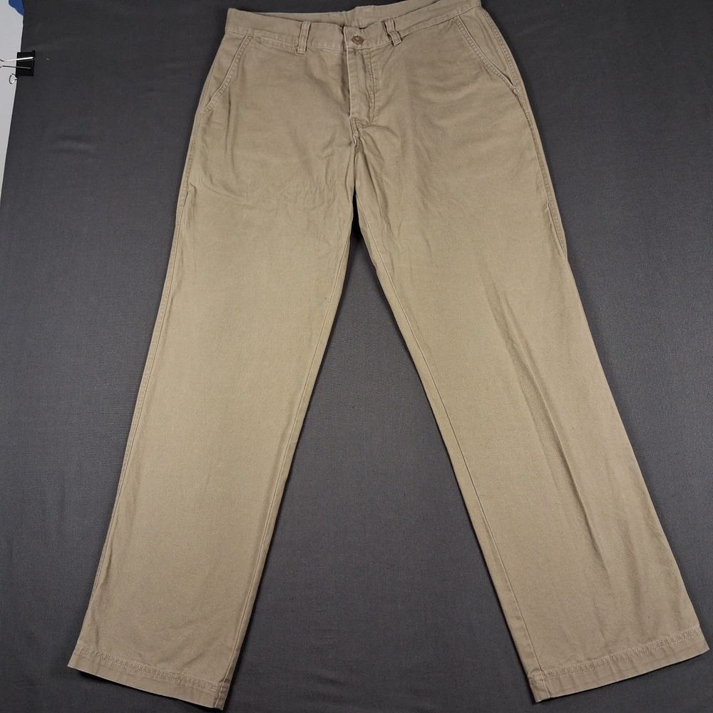 Patagonia Men's 34 X 31 Organic Cotton Khaki Chino Pants Straight Leg Beige